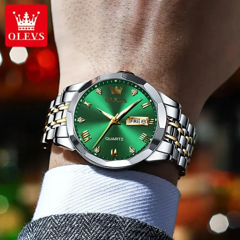 OLEVS 9931G New Exclusive Design Quartz Watch for Men  Code : 3832